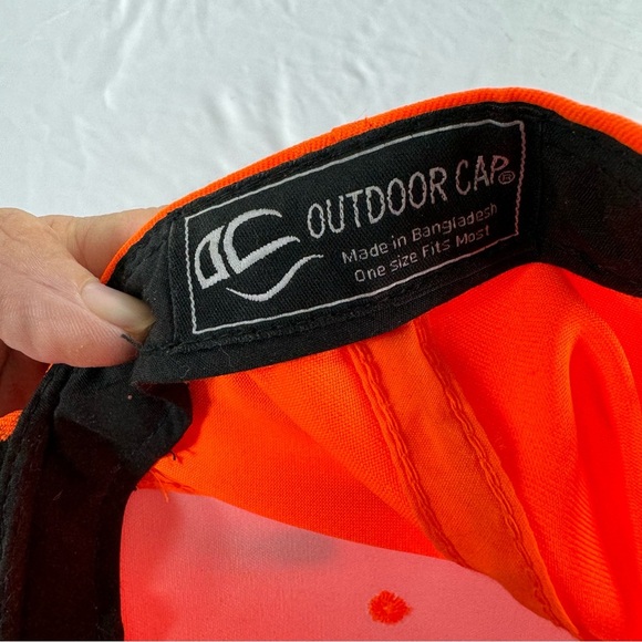 Outdoor Cap Basic Neon Hunting Orange Cap NWOT - Picture 7 of 7